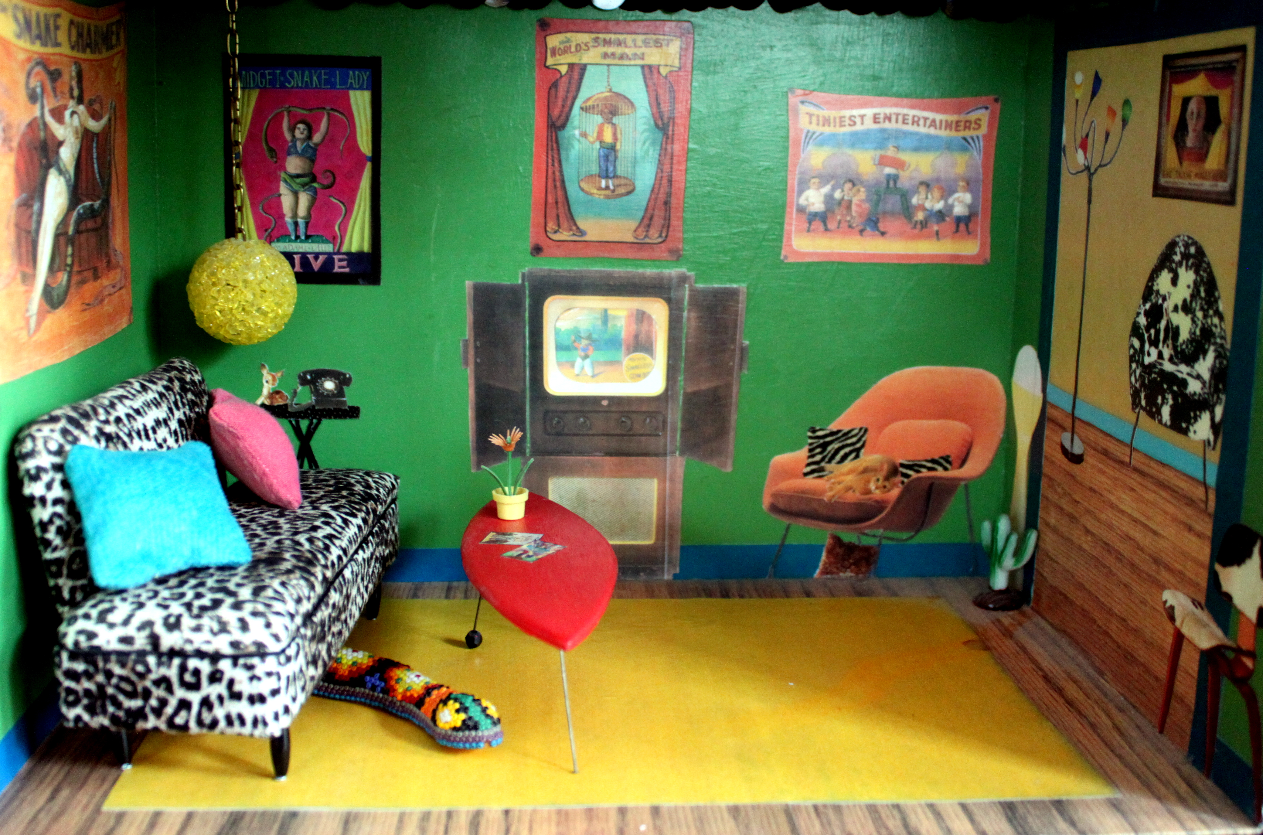 tiny town living room